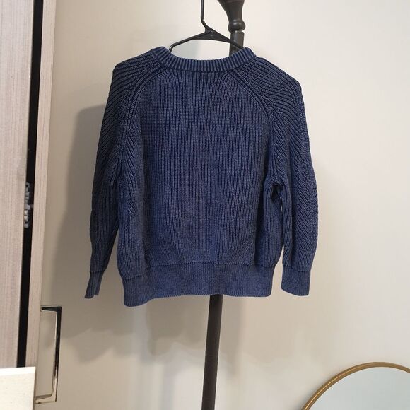 Demylee sweater Chelsea cotton ink / midnight blue Medium euc $200 - Picture 2 of 5